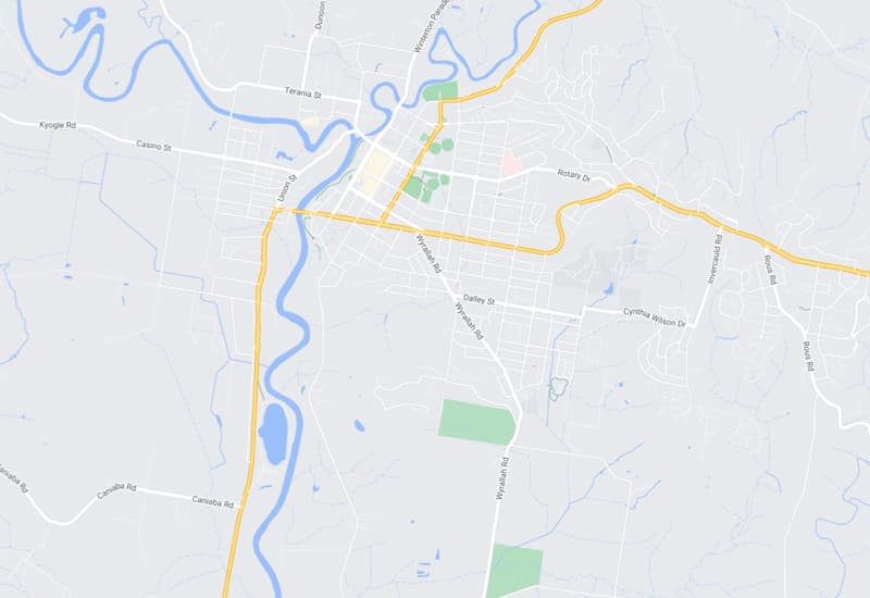 CORE location map Lismore